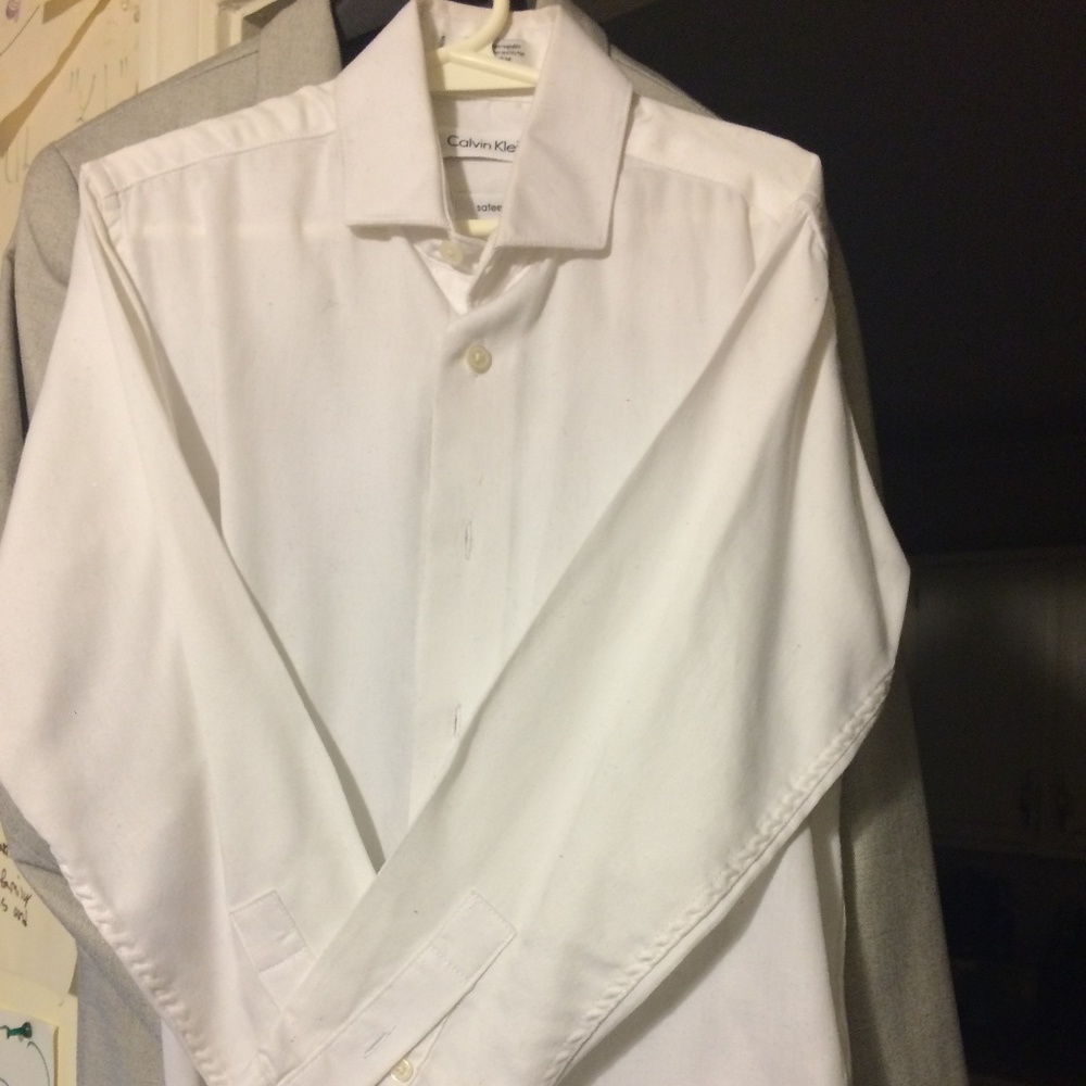 Calvin Klein Sateen Dress Shirt